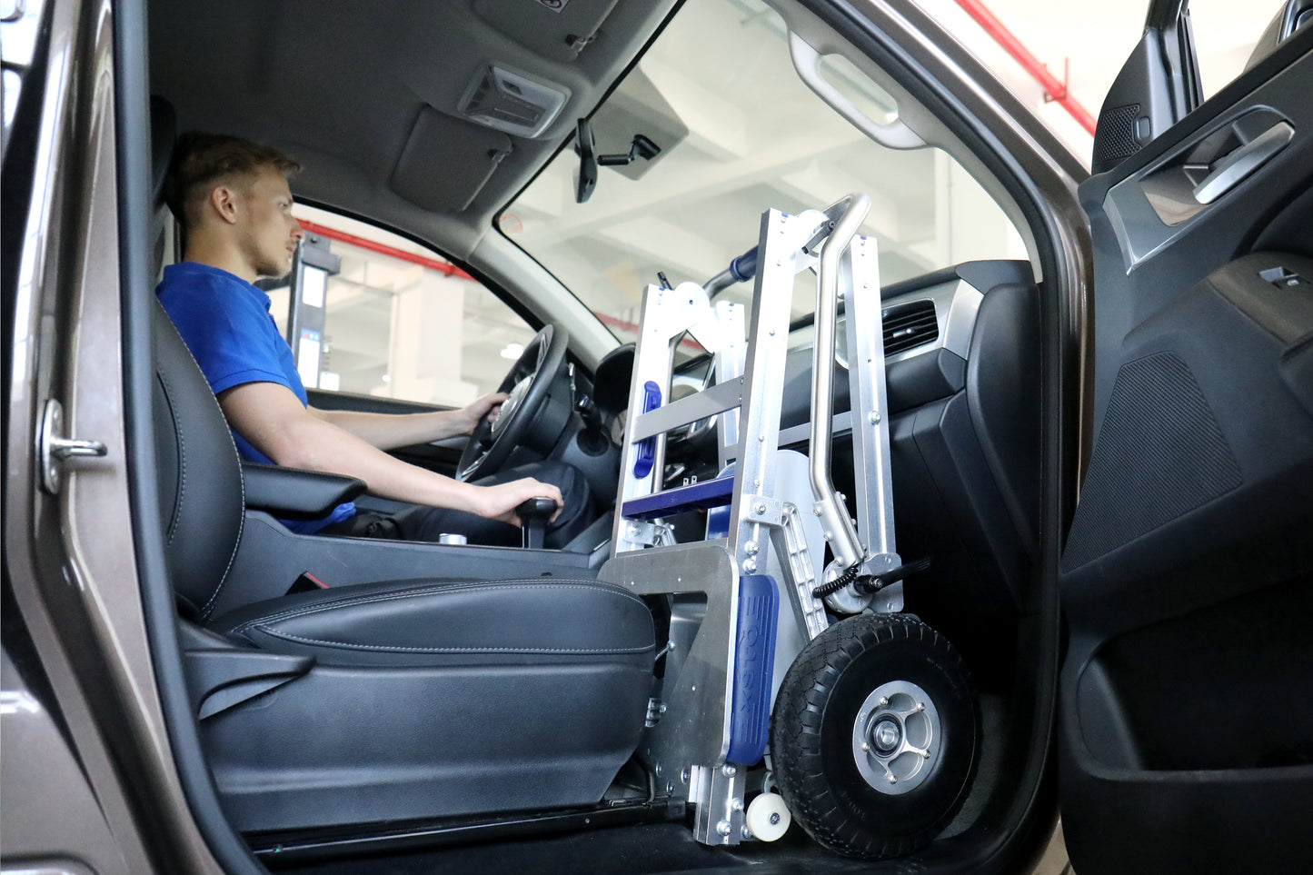 BWU170-G-F sammenleggbar elektrisk trappesekketralle 170 kg.